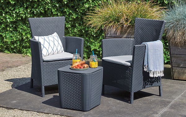 Conjunto terraza Iowa Balcony gris